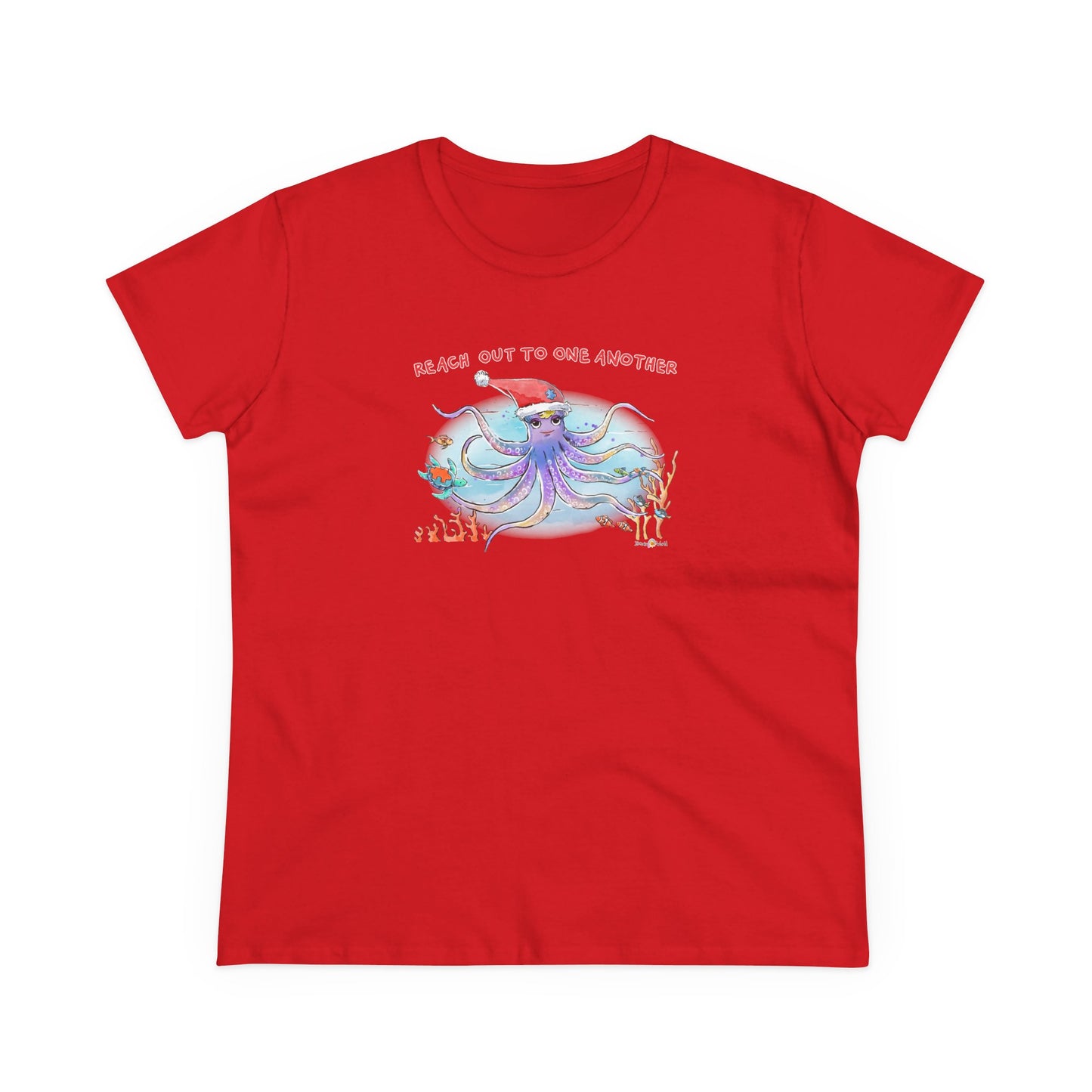 REACH OUT TO ONE ANOTHER - HOLIDAY WOMEN'S SHIRT