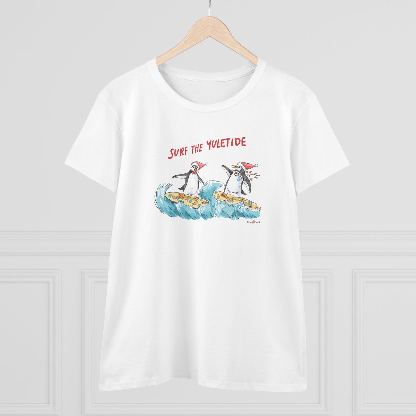 SURF THE YULETIDE - HOLIDAY WOMEN'S SHIRT