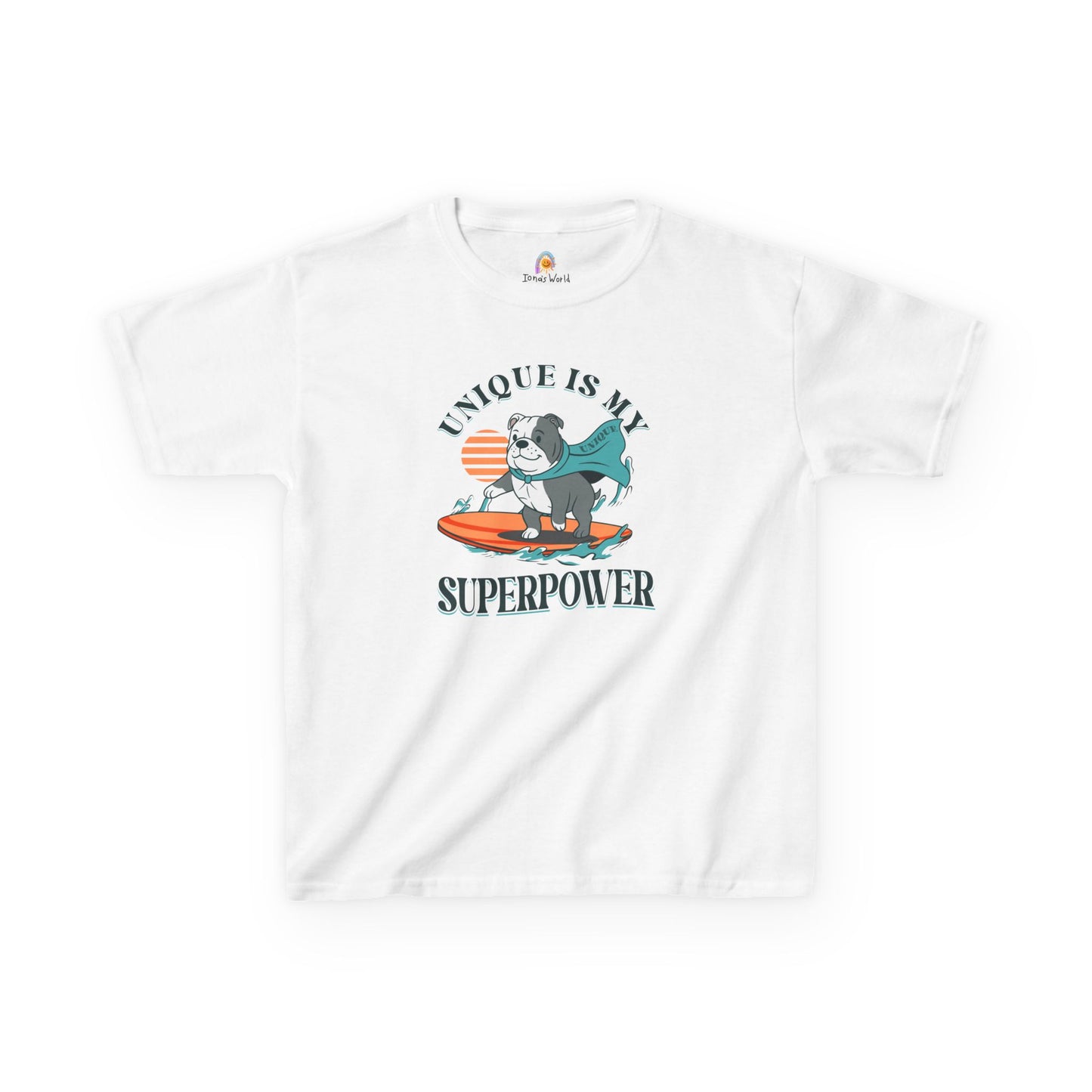 UNIQUE IS MY SUPERPOWER DOG - KID'S SHIRT