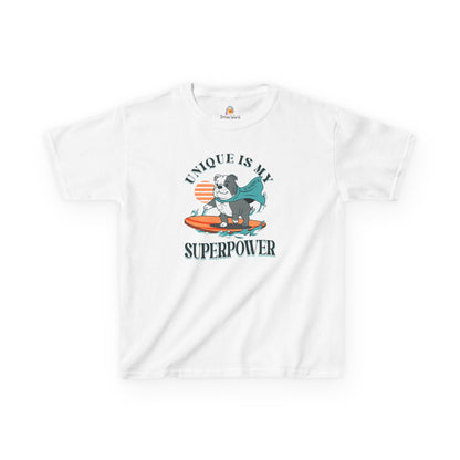 UNIQUE IS MY SUPERPOWER DOG - KID'S SHIRT