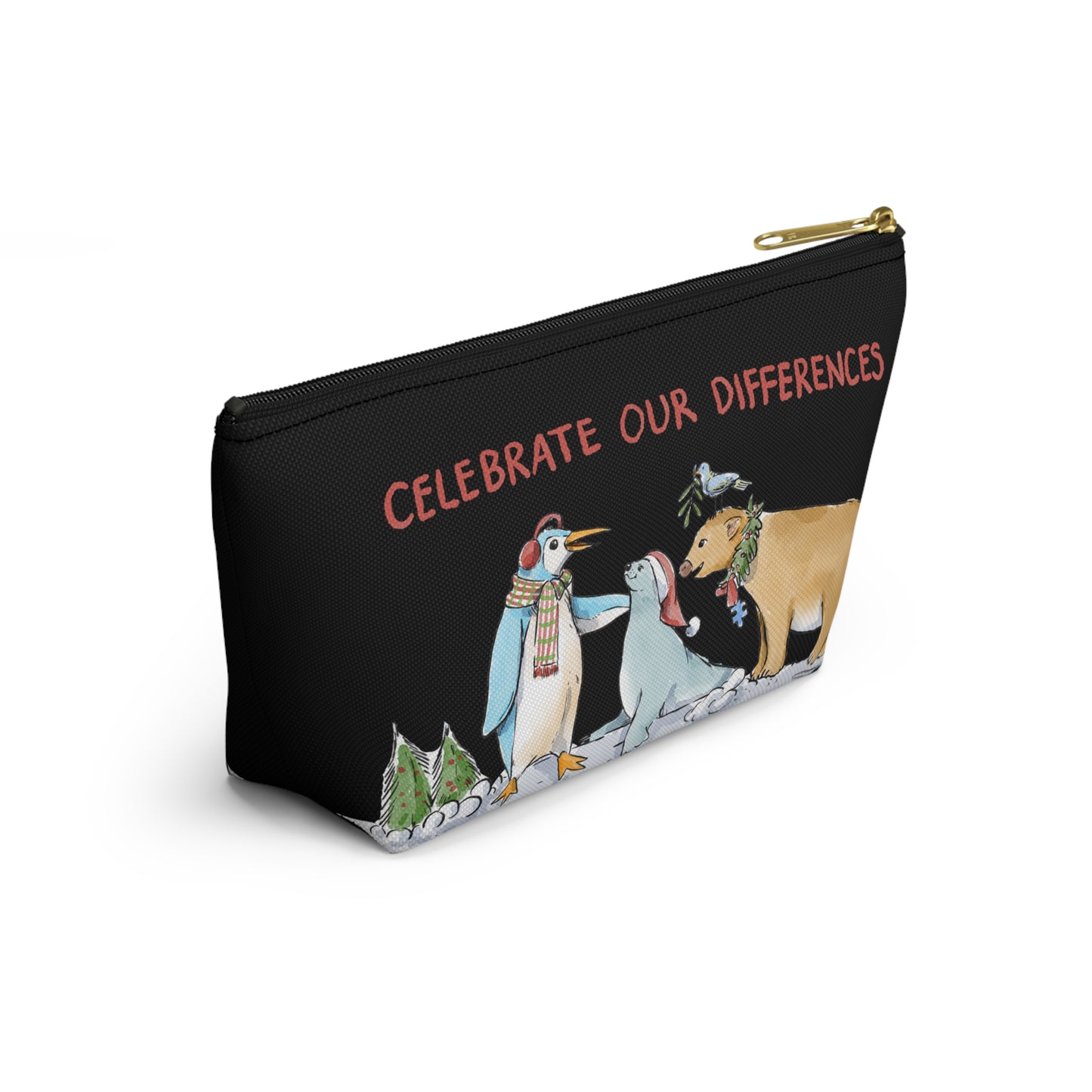 CELEBRATE OUR DIFFERENCES - ACCESSORY POUCH (BLACK)