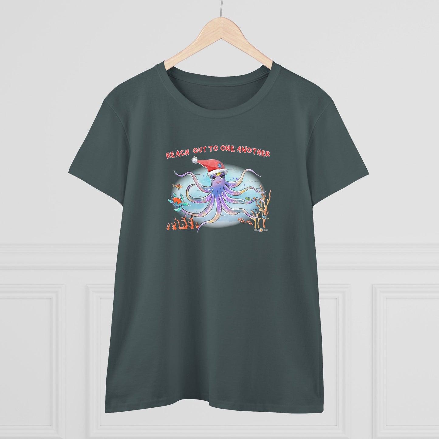 REACH OUT TO ONE ANOTHER - HOLIDAY WOMEN'S SHIRT