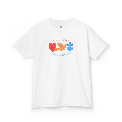 LOVE, PEACE, AUTISM AWARENESS - KID'S SHIRT - Iona's World