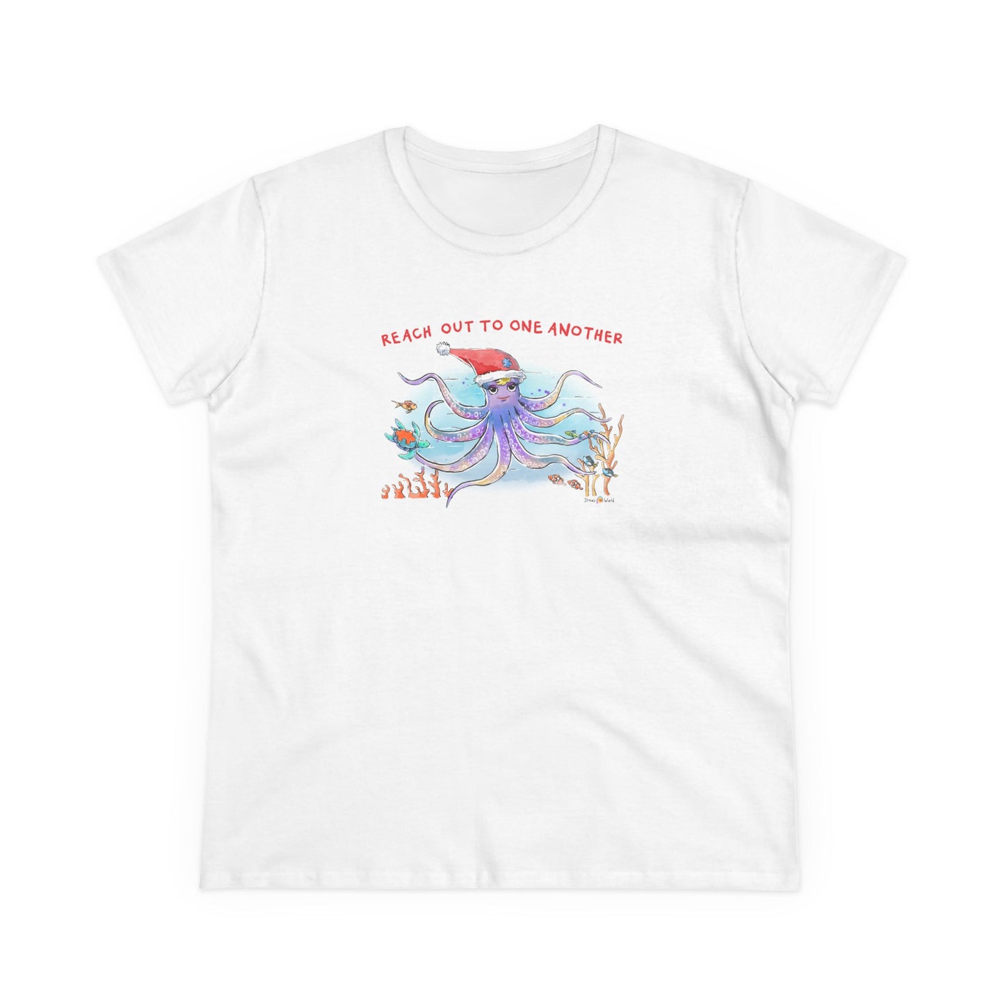 REACH OUT TO ONE ANOTHER - HOLIDAY WOMEN'S SHIRT