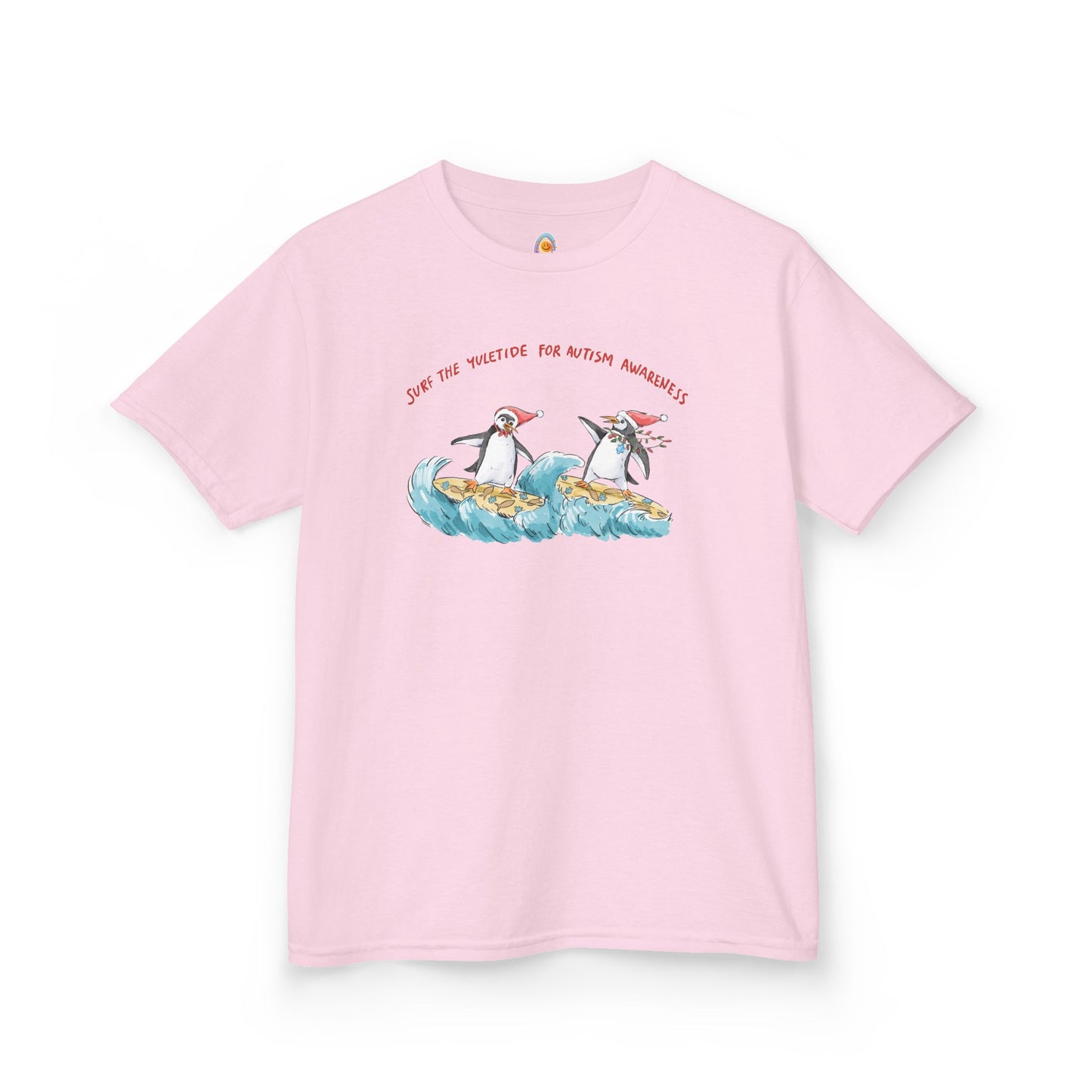 SURF THE YULETIDE FOR AUTISM AWARENESS - HOLIDAY KID'S SHIRT