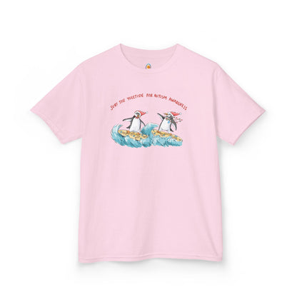SURF THE YULETIDE FOR AUTISM AWARENESS - HOLIDAY KID'S SHIRT