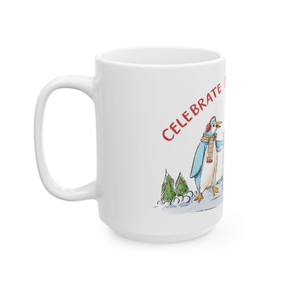 CELEBRATE OUR DIFFERENCES - FESTIVE MUG