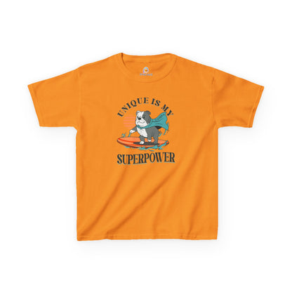UNIQUE IS MY SUPERPOWER DOG - KID'S SHIRT