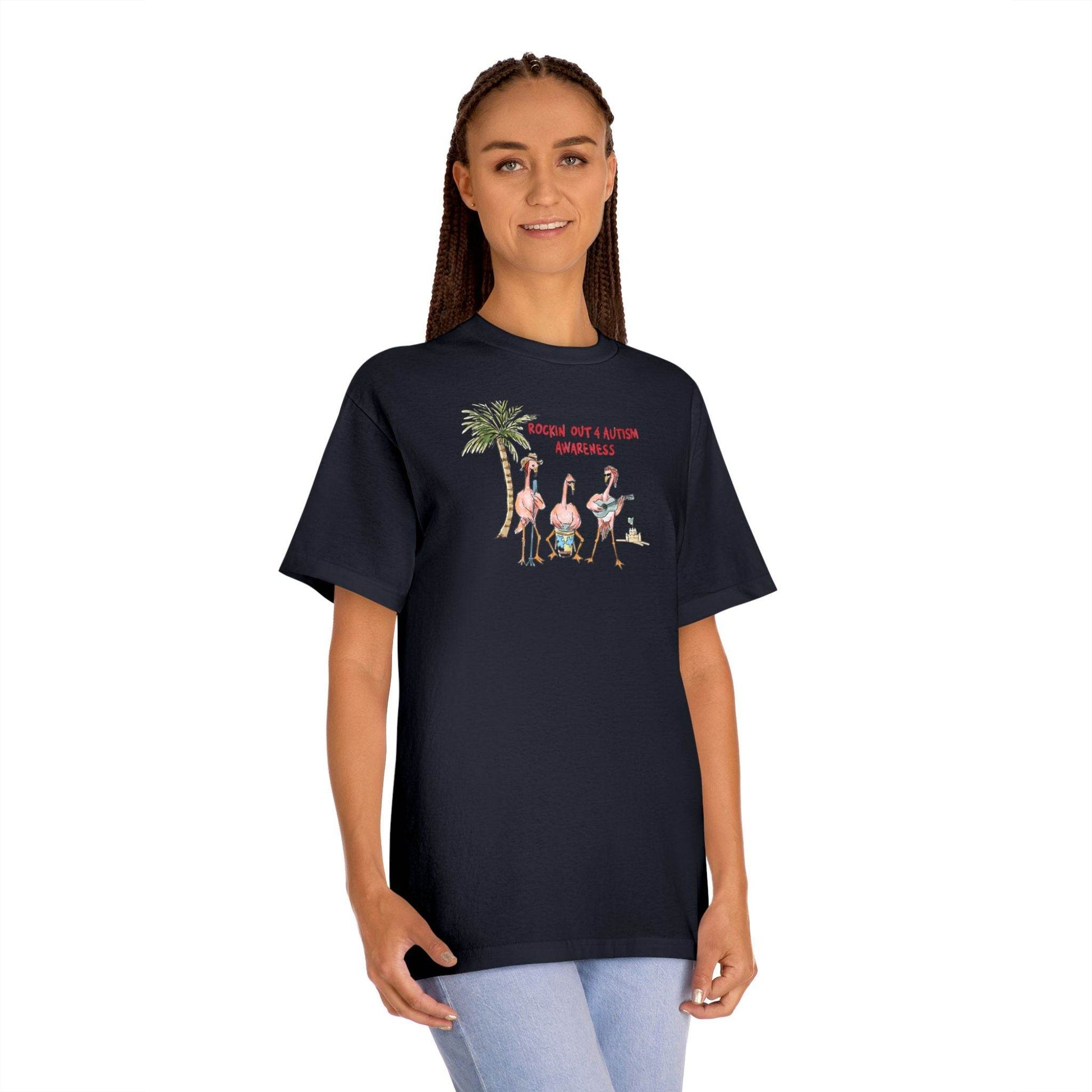 ROCKIN' OUT 4 AUTISM AWARENESS - UNISEX TEE - Iona's World
