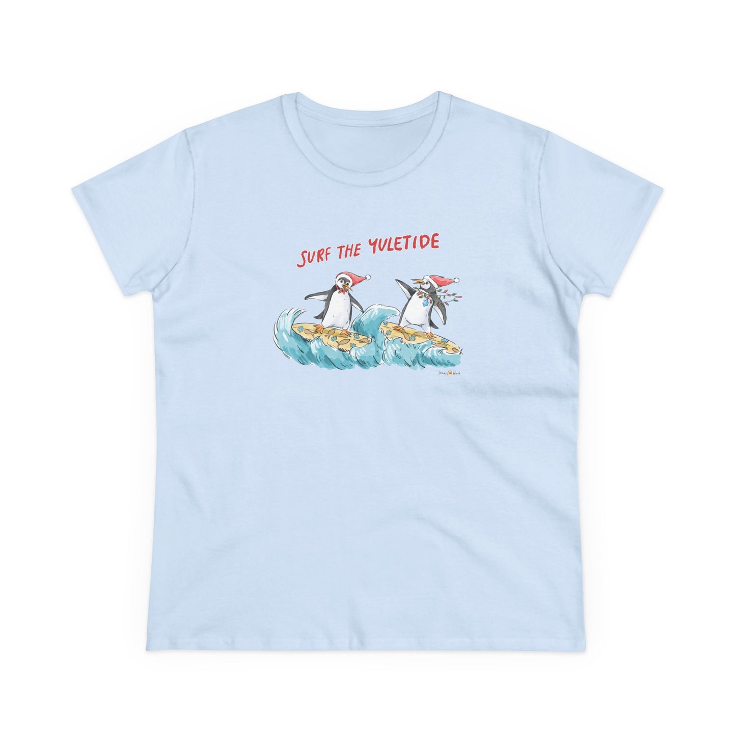 SURF THE YULETIDE - HOLIDAY WOMEN'S SHIRT