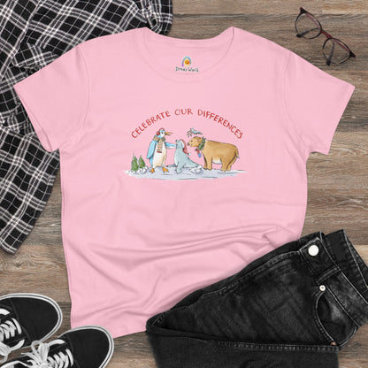 CELEBRATE OUR DIFFERENCES - HOLIDAY WOMEN'S SHIRT