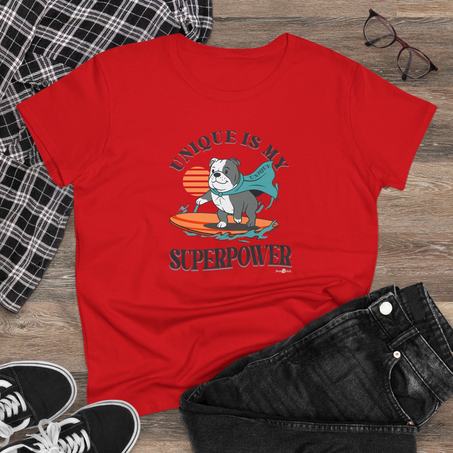 UNIQUE IS MY SUPER POWER DOG - WOMEN'S SHIRT
