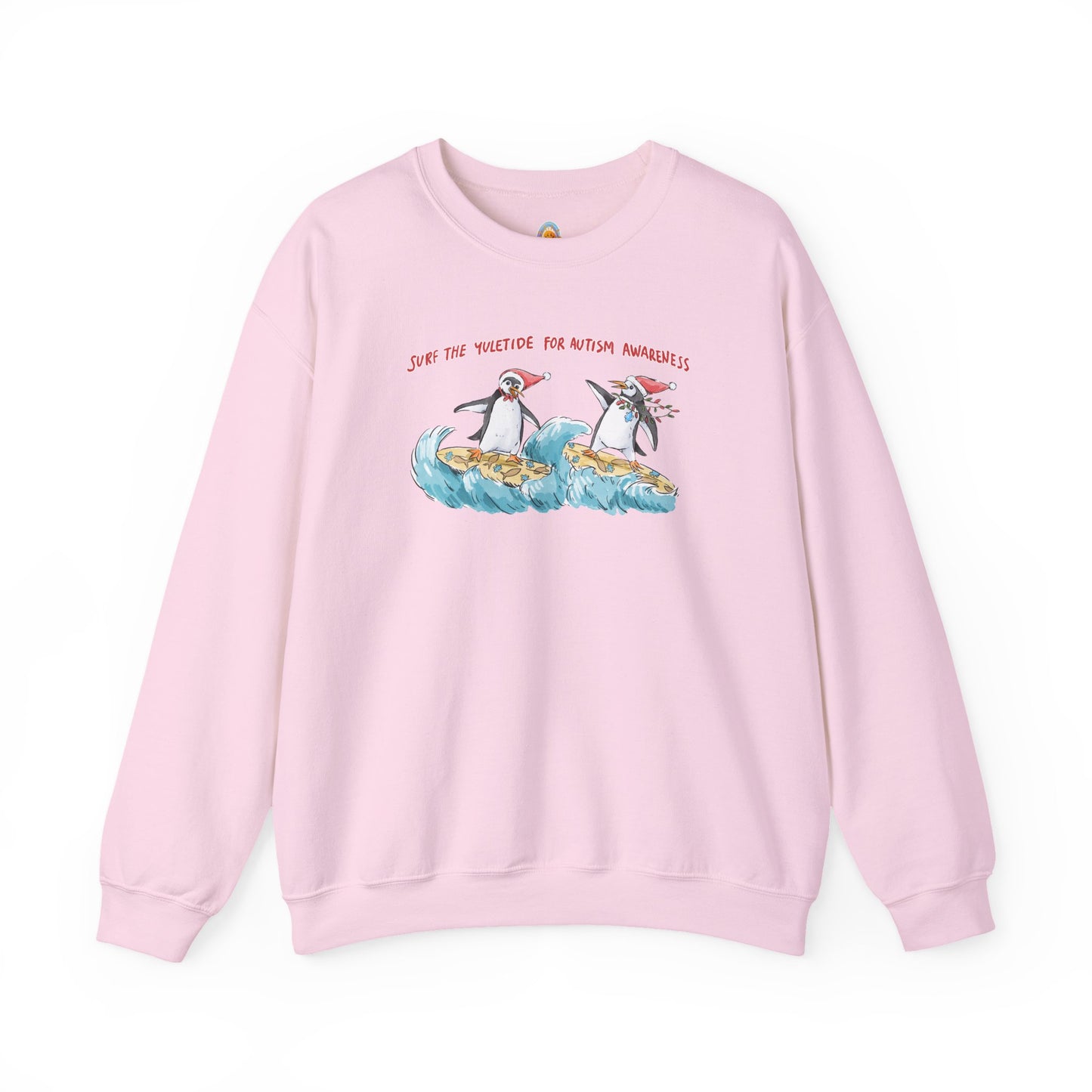 SURF THE YULETIDE FOR AUTISM AWARENESS - HOLIDAY SWEATSHIRT