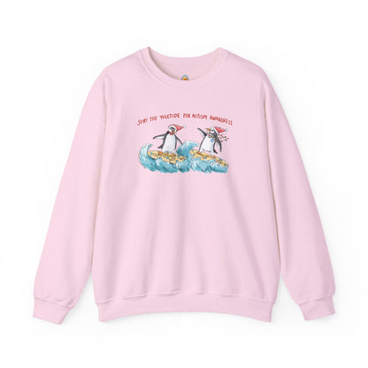 SURF THE YULETIDE FOR AUTISM AWARENESS - HOLIDAY SWEATSHIRT