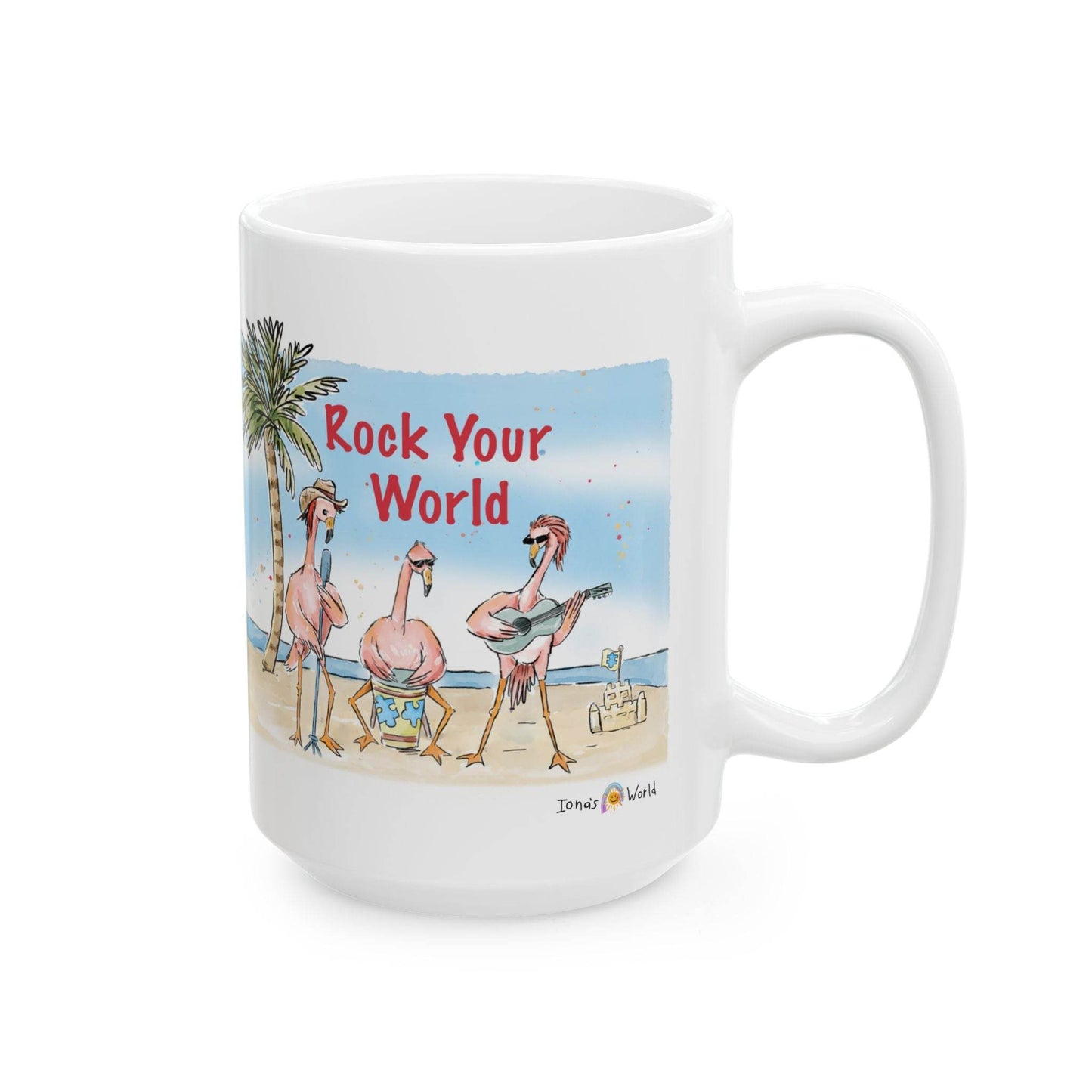 ROCK YOUR WORLD - INSPIRATIONAL MUG - Iona's World