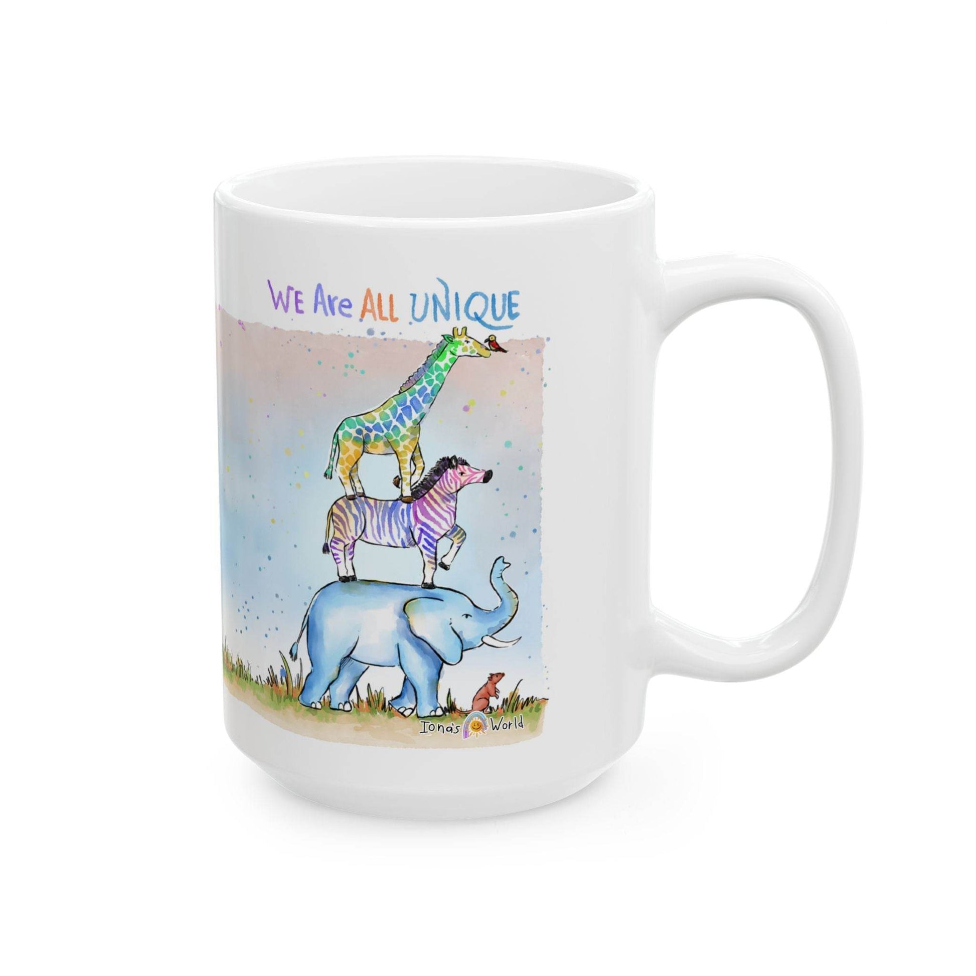 WE ARE ALL UNIQUE - INSPIRATIONAL MUG - Iona's World