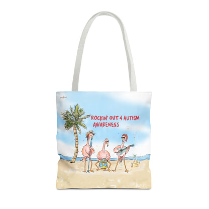 ROCKIN' OUT 4 AUTISM AWARENESS - TOTE BAG