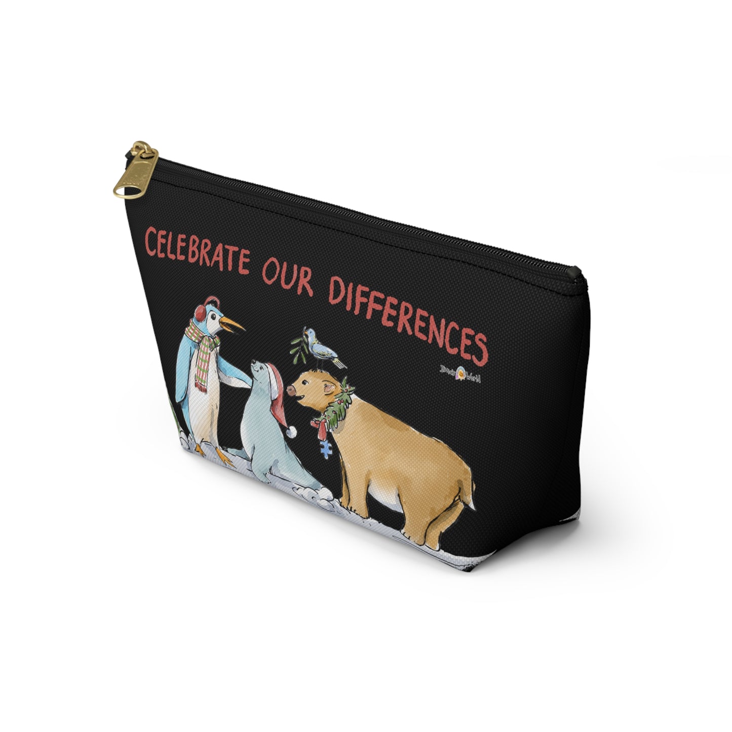 CELEBRATE OUR DIFFERENCES - ACCESSORY POUCH (BLACK)