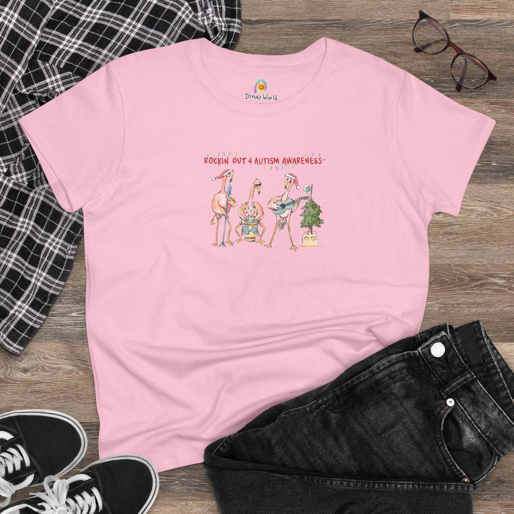 ROCKIN' OUT 4 AUTISM AWARENESS HOLIDAY - WOMEN'S SHIRT - Iona's World