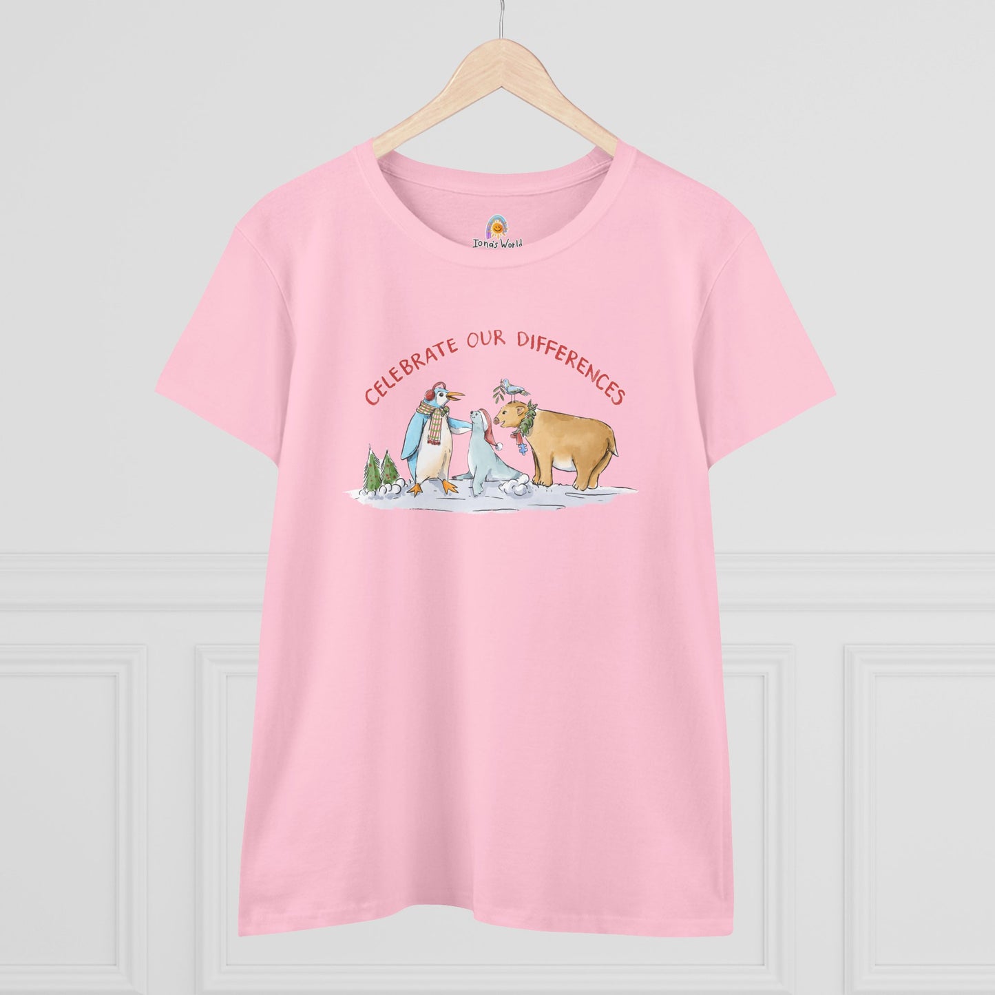 CELEBRATE OUR DIFFERENCES - HOLIDAY WOMEN'S SHIRT