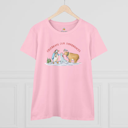 CELEBRATE OUR DIFFERENCES - HOLIDAY WOMEN'S SHIRT