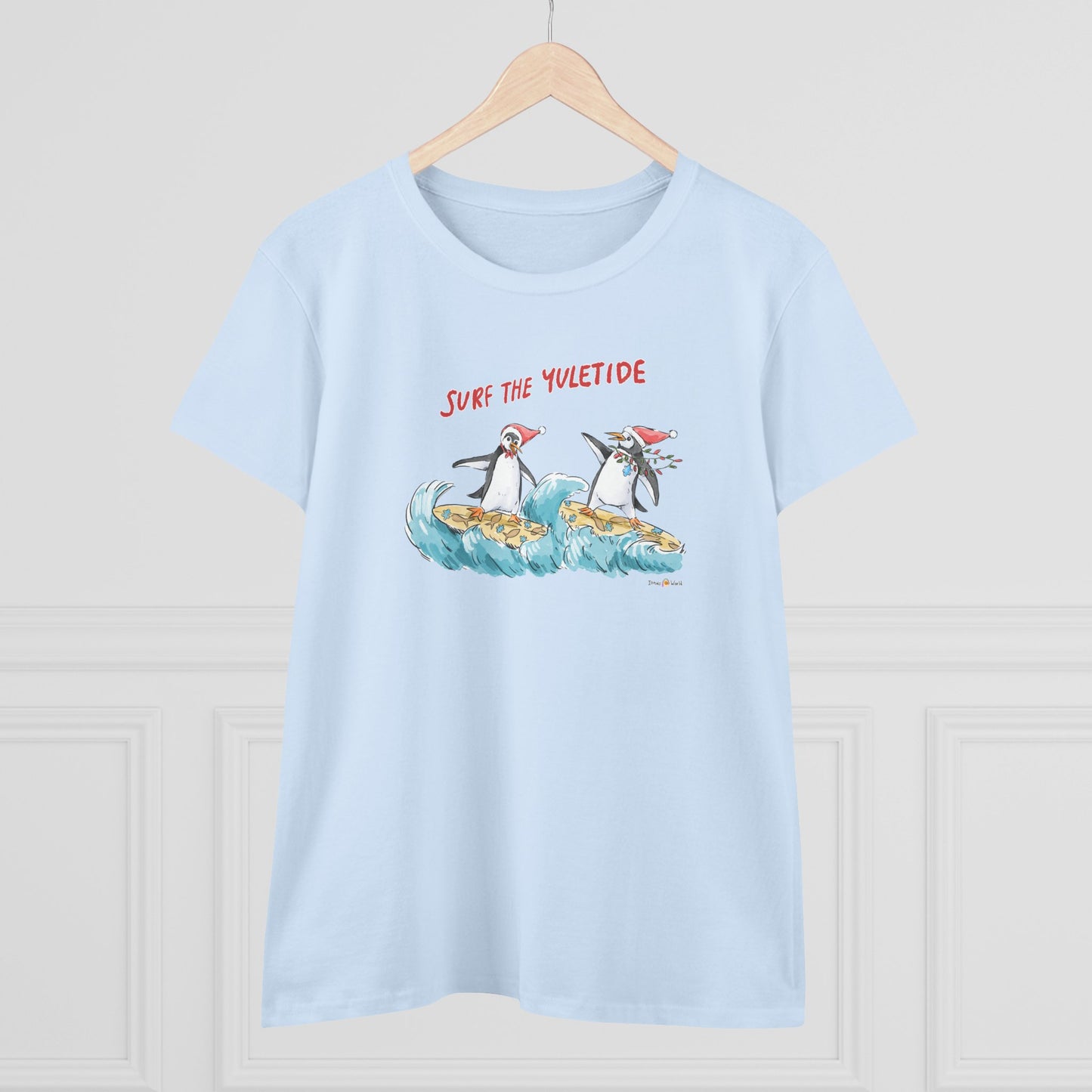 SURF THE YULETIDE - HOLIDAY WOMEN'S SHIRT