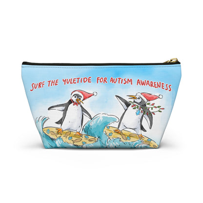 SURF THE YULETIDE FOR AUTISM AWARENESS - ACCESSORY POUCH