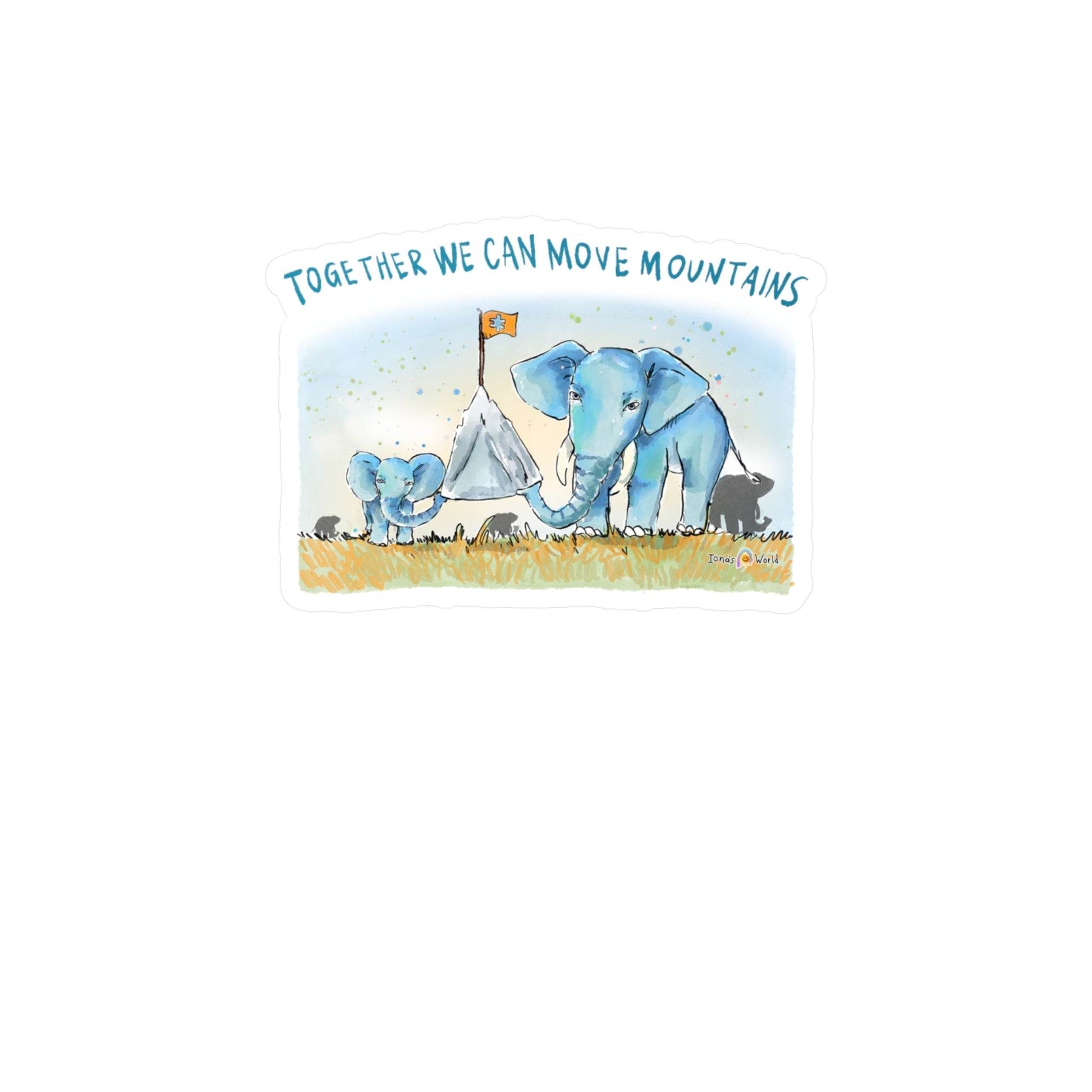 TOGETHER WE CAN MOVE MOUNTAINS - DECALS - Iona's World