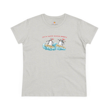 SURF THE YULETIDE FOR AUTISM AWARENESS - WOMEN'S SHIRT - Iona's World