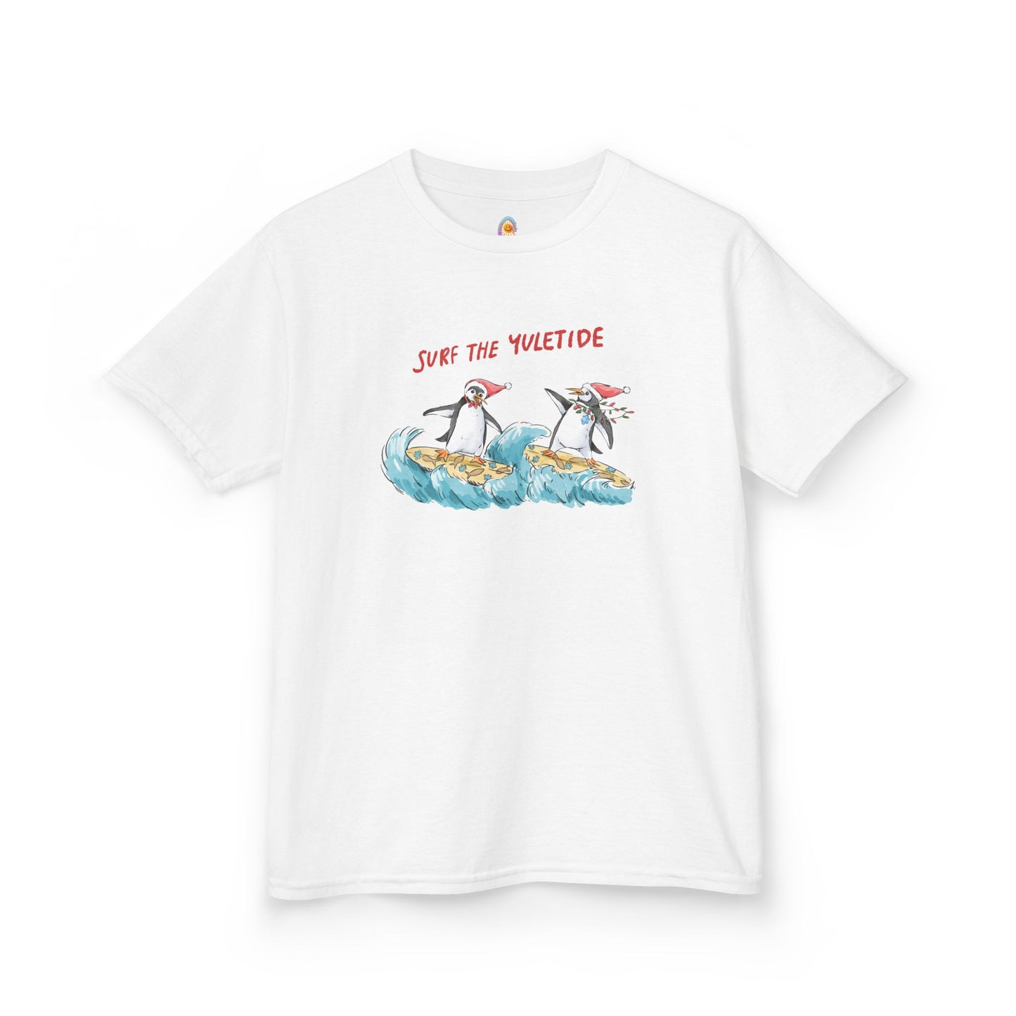 SURF THE YULETIDE - HOLIDAY KID'S SHIRT