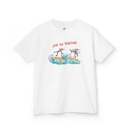 SURF THE YULETIDE - HOLIDAY KID'S SHIRT