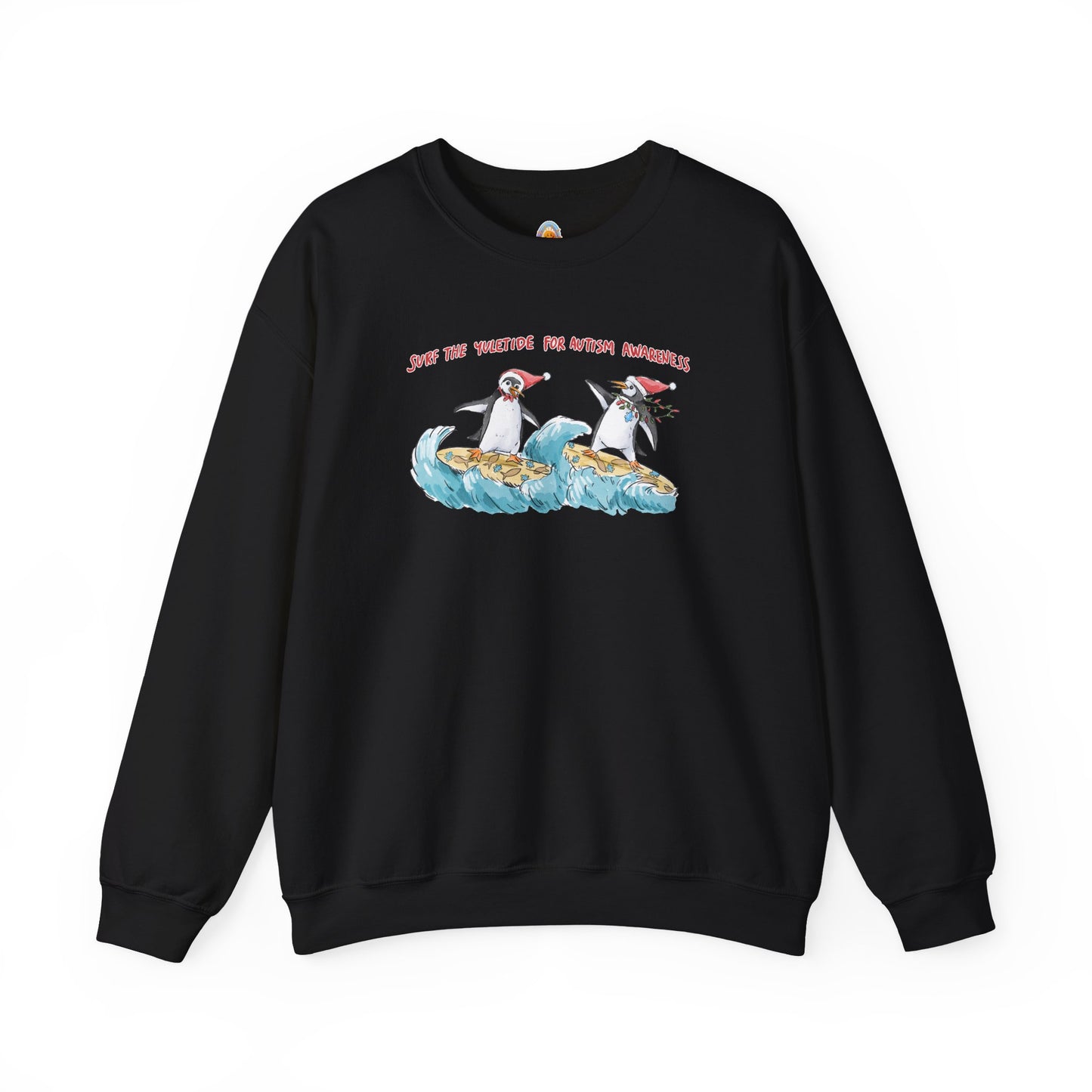 SURF THE YULETIDE FOR AUTISM AWARENESS - HOLIDAY SWEATSHIRT