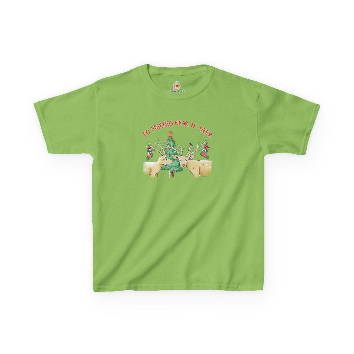 TO FRIENDS NEAR N' DEER - HOLIDAY KID'S SHIRT