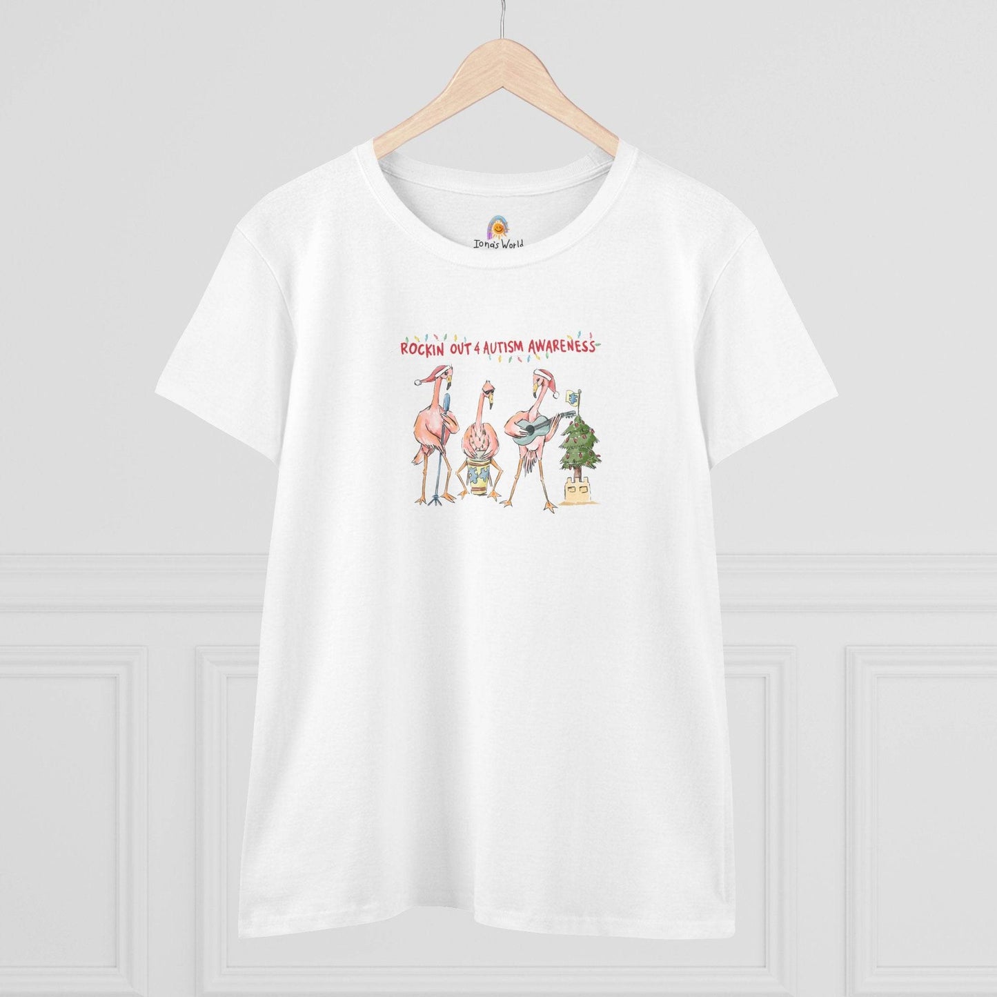 ROCKIN' OUT 4 AUTISM AWARENESS HOLIDAY - WOMEN'S SHIRT - Iona's World