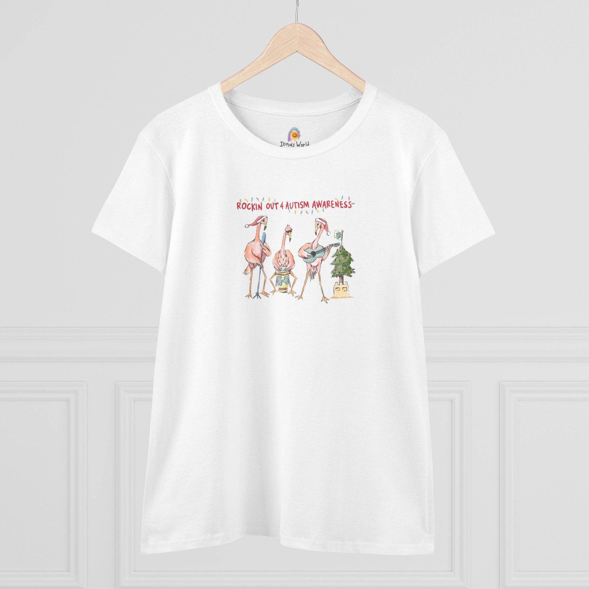 ROCKIN' OUT 4 AUTISM AWARENESS HOLIDAY - WOMEN'S SHIRT - Iona's World