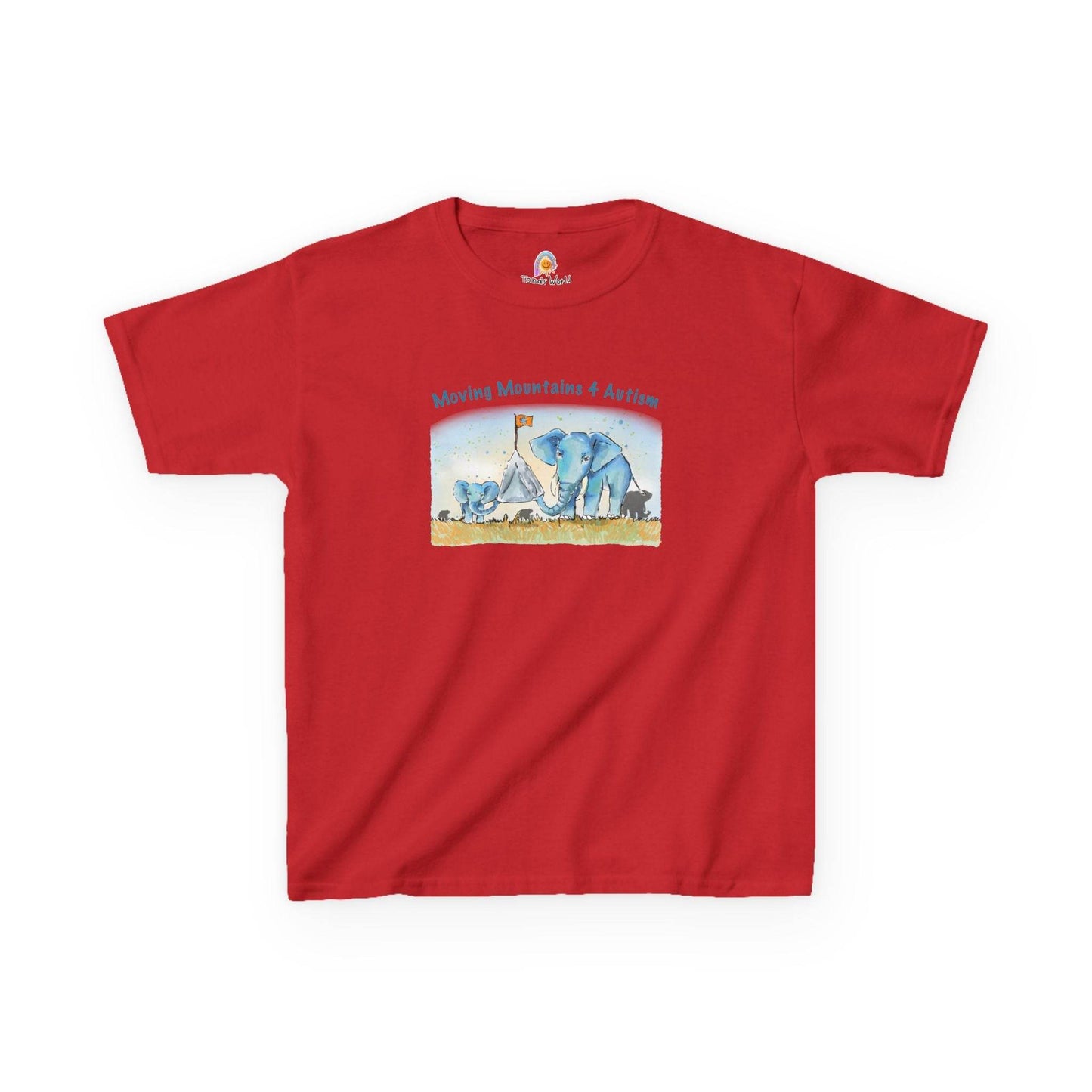 MOVING MOUNTAINS 4 AUTISM - KID'S SHIRT - Iona's World