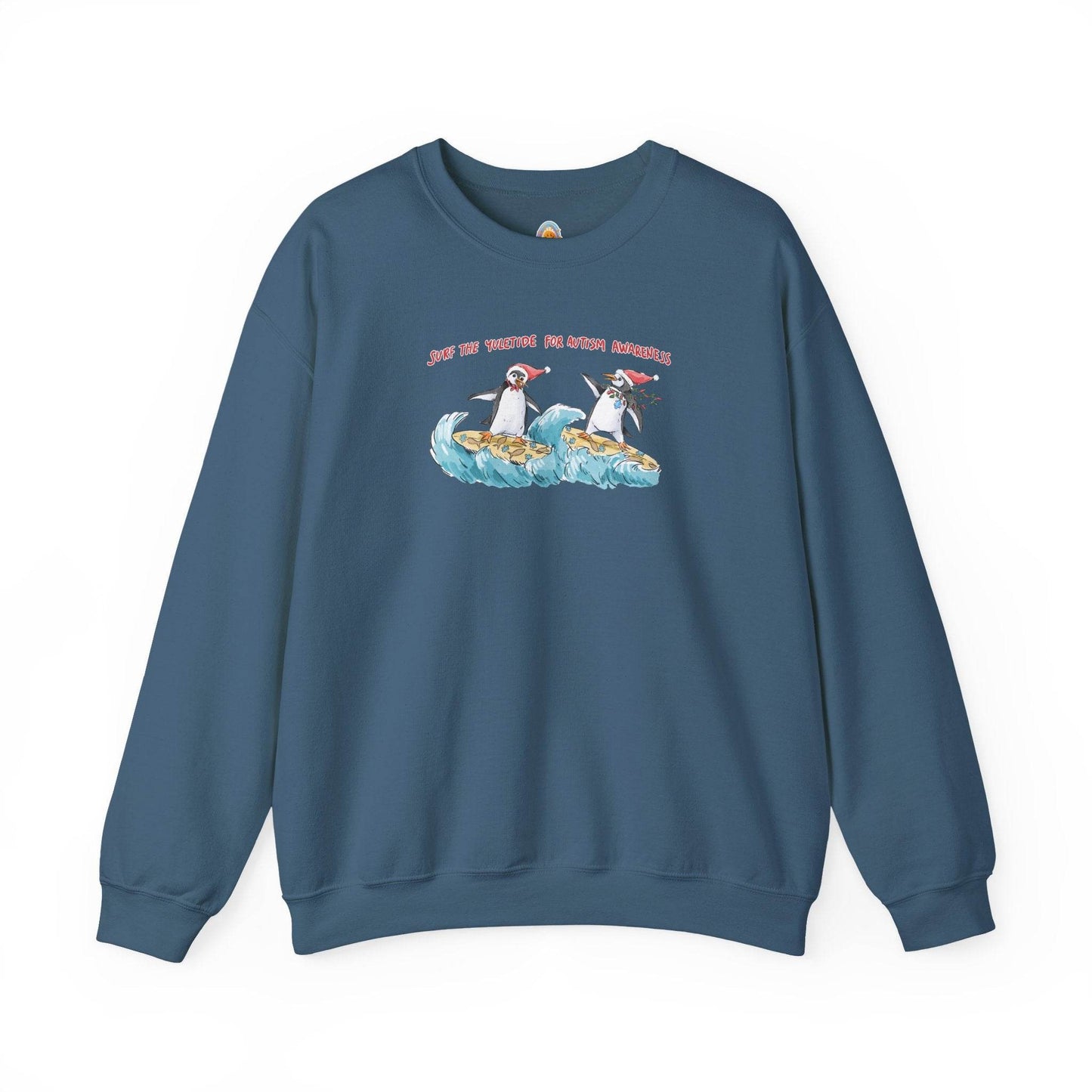 SURF THE YULETIDE FOR AUTISM AWARENESS - SWEATSHIRT - Iona's World