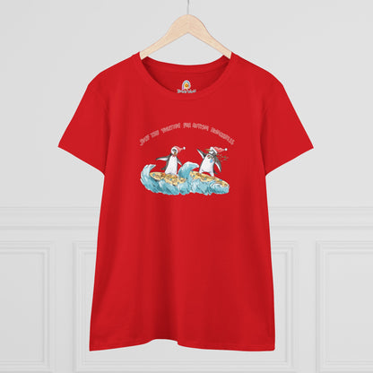 SURF THE YULETIDE FOR AUTISM AWARENESS - WOMEN'S SHIRT