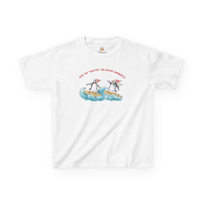 SURF THE YULETIDE FOR AUTISM AWARENESS - HOLIDAY KID'S SHIRT