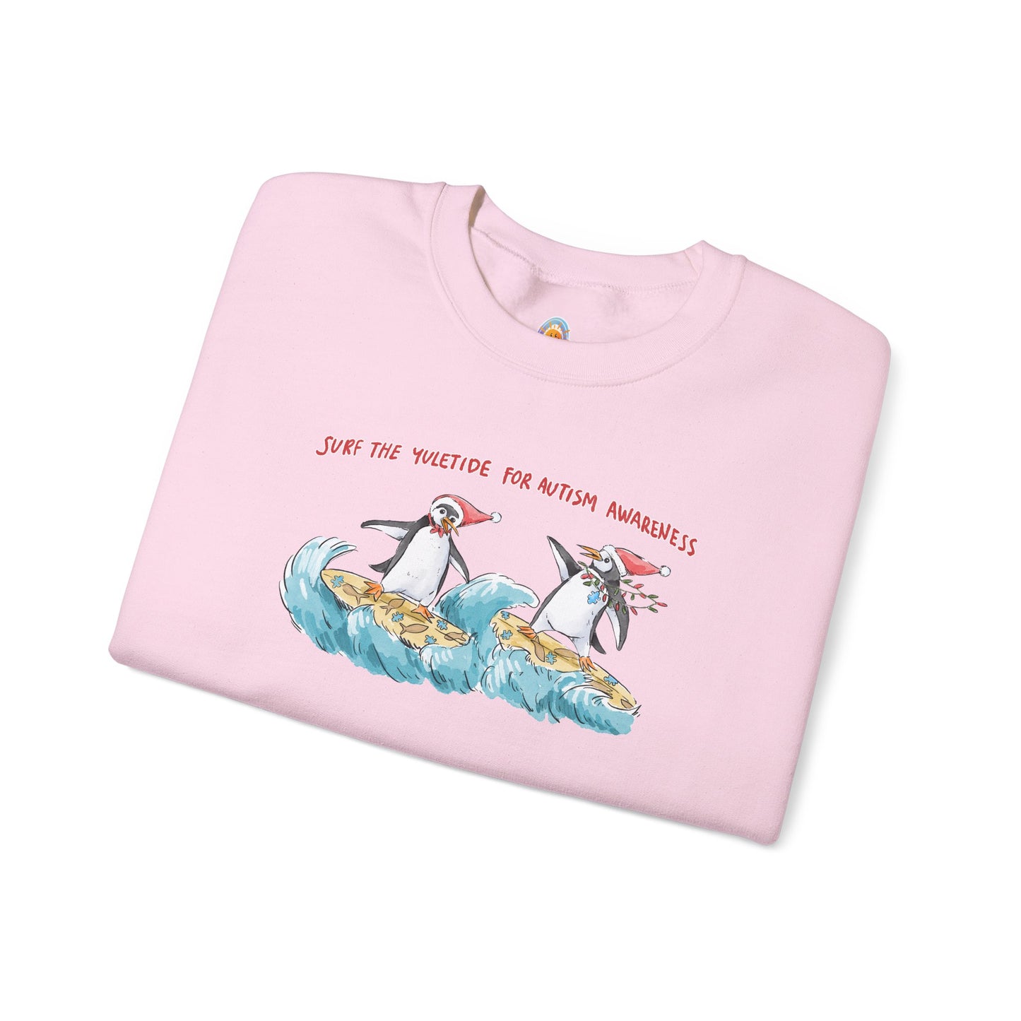 SURF THE YULETIDE FOR AUTISM AWARENESS - HOLIDAY SWEATSHIRT