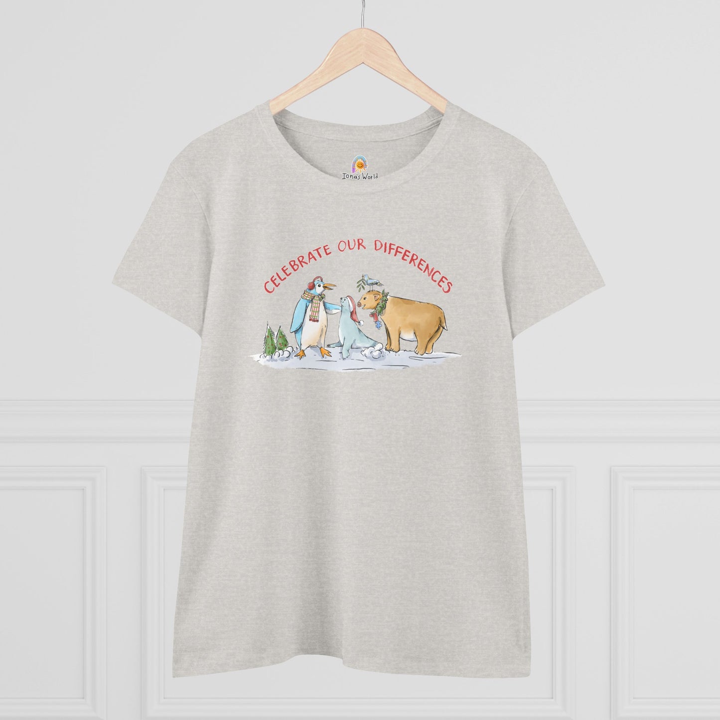 CELEBRATE OUR DIFFERENCES - HOLIDAY WOMEN'S SHIRT