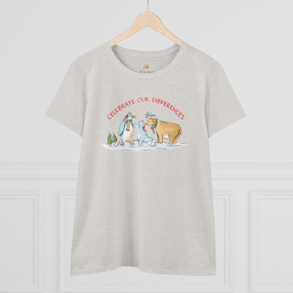 CELEBRATE OUR DIFFERENCES - HOLIDAY WOMEN'S SHIRT