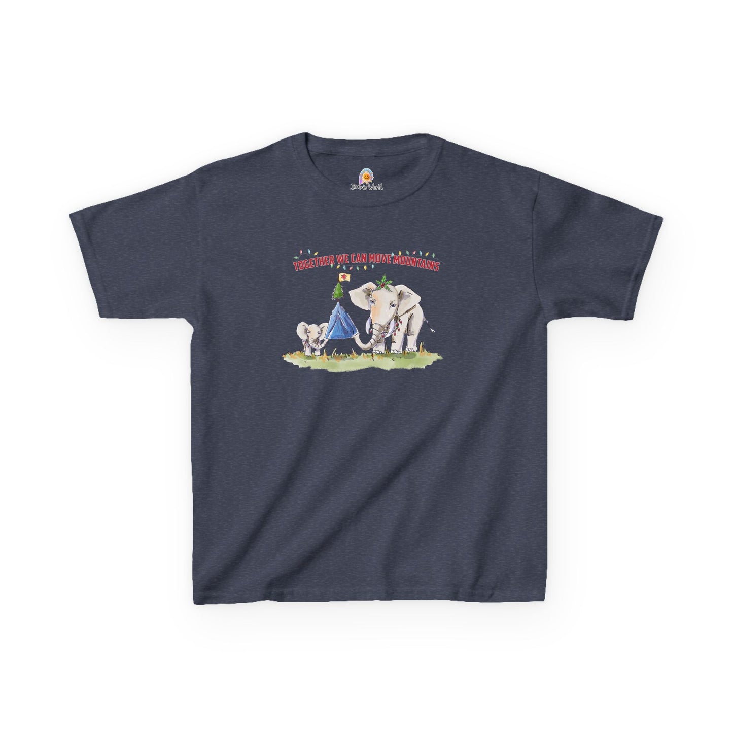 TOGETHER WE CAN MOVE MOUNTAINS - HOLIDAY KID'S SHIRT