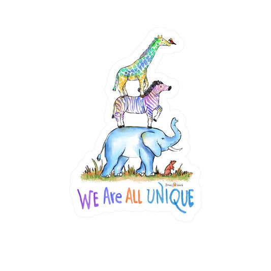 WE ARE ALL UNIQUE - DECAL - Iona's World