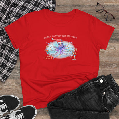 REACH OUT TO ONE ANOTHER - HOLIDAY WOMEN'S SHIRT