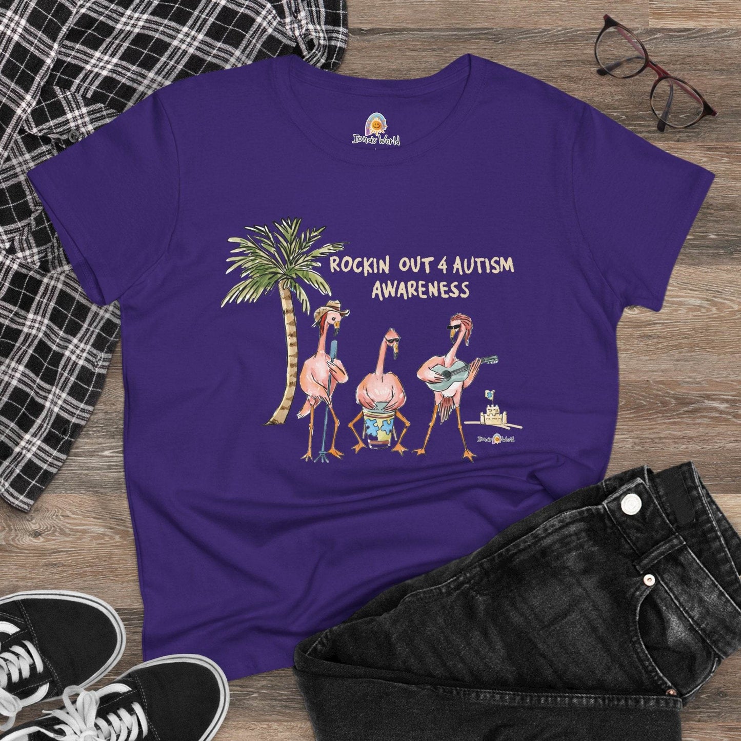 ROCKIN' OUT 4 AUTISM AWARENESS - WOMEN'S SHIRT - Iona's World