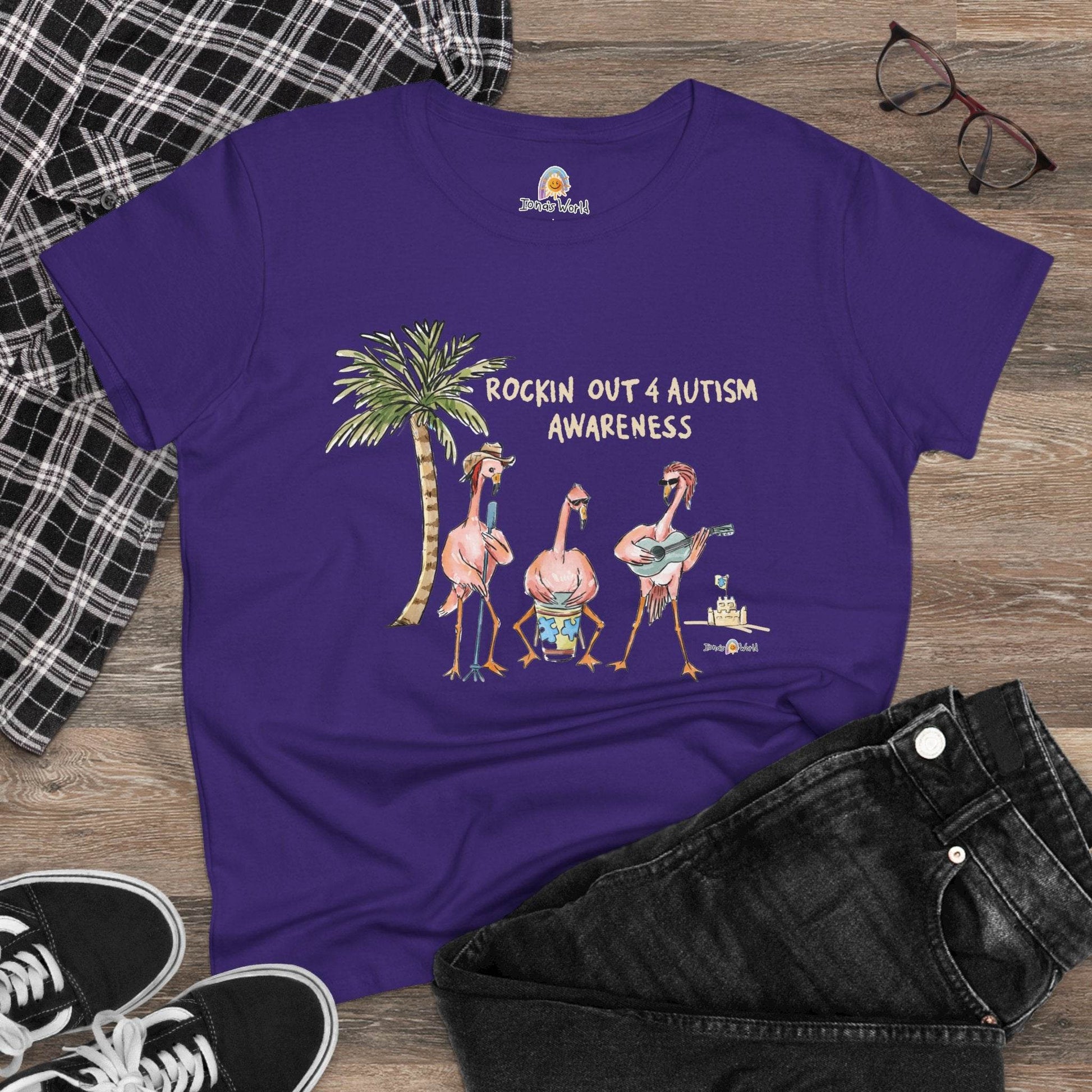 ROCKIN' OUT 4 AUTISM AWARENESS - WOMEN'S SHIRT - Iona's World
