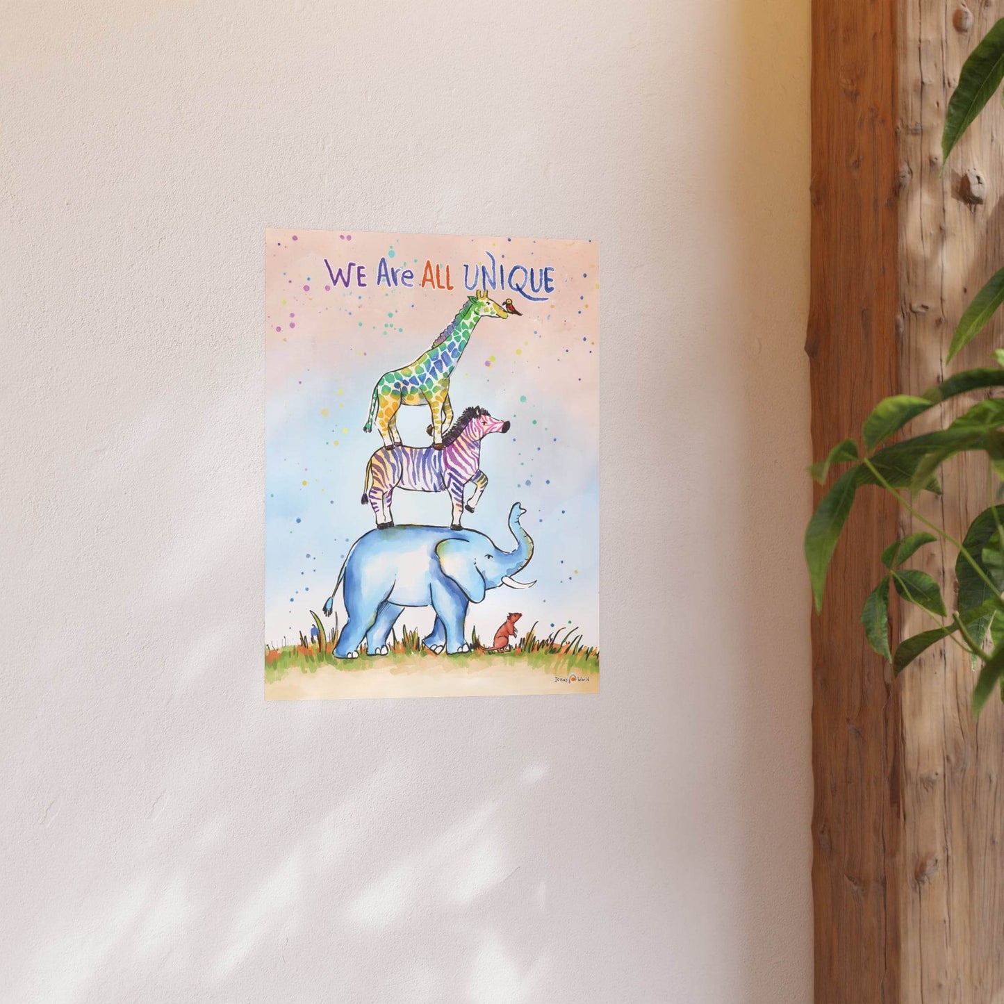 WE ARE ALL UNIQUE | POSTER - Iona's World