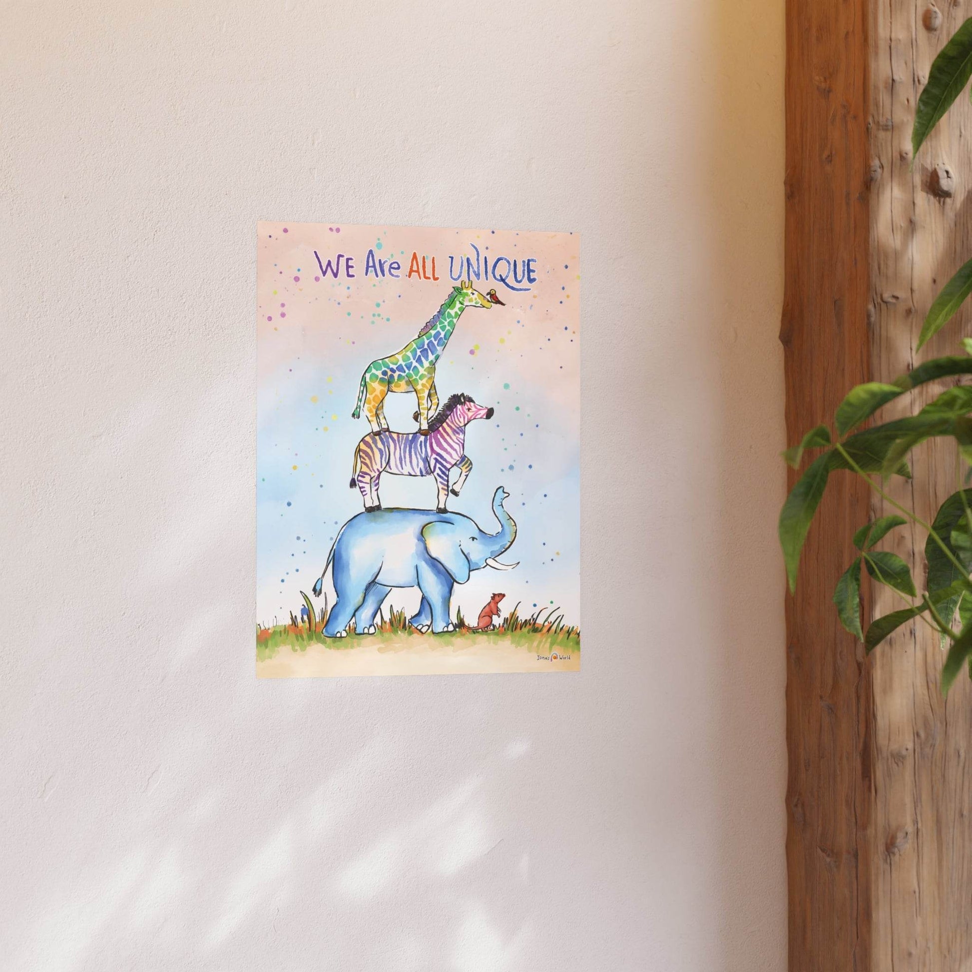 WE ARE ALL UNIQUE | POSTER - Iona's World