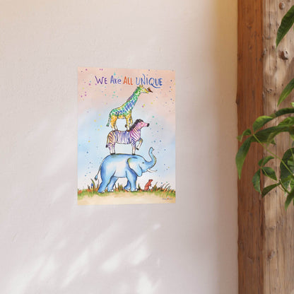 WE ARE ALL UNIQUE | POSTER - Iona's World
